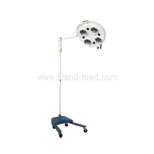 High Quality Medical Hospital Portable Flooring Standing LED Operation Lamp With 4 Reflectors